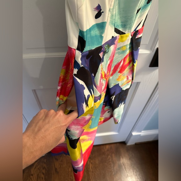 Milly Multicolored Wedding or Cocktail Dress in Small - Picture 4 of 5